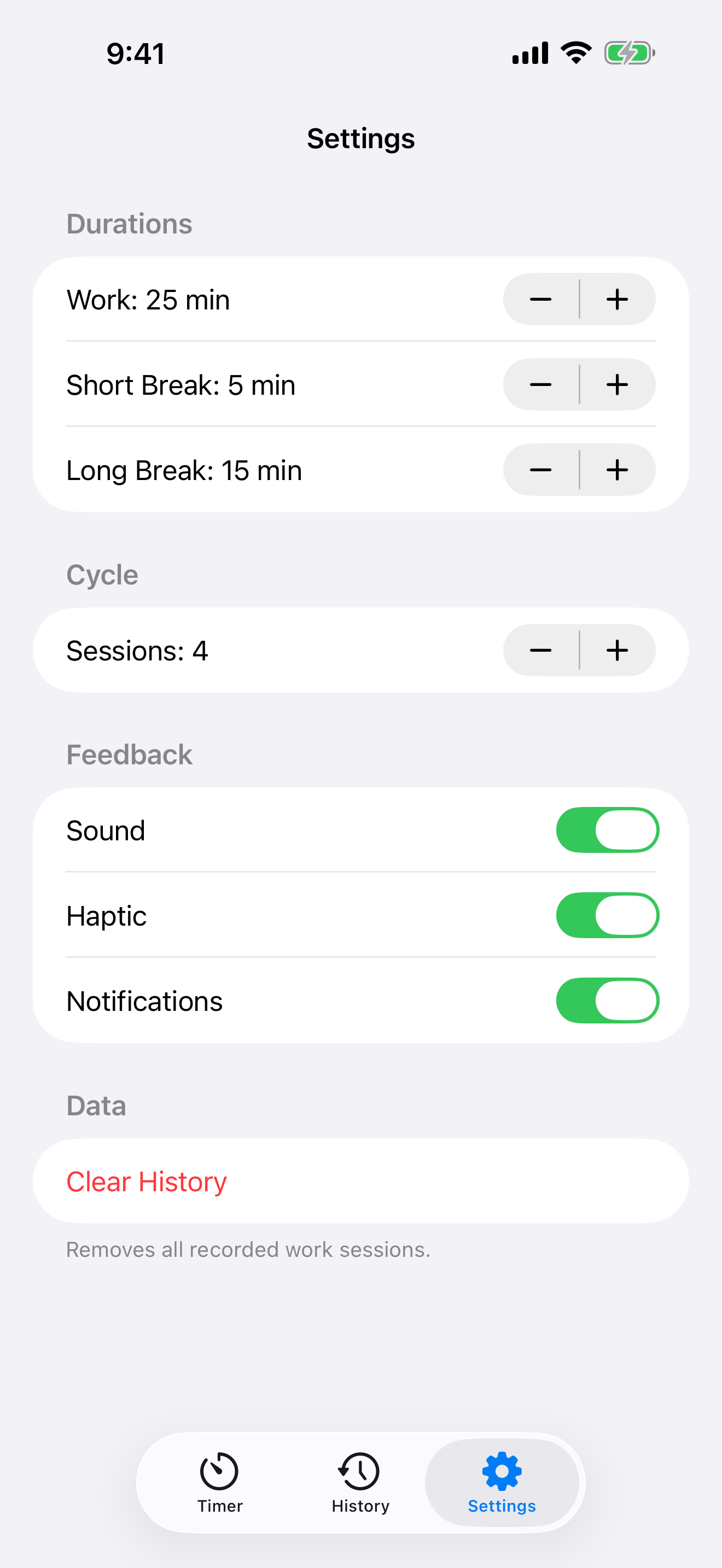 Better Pomodoro screenshot 4