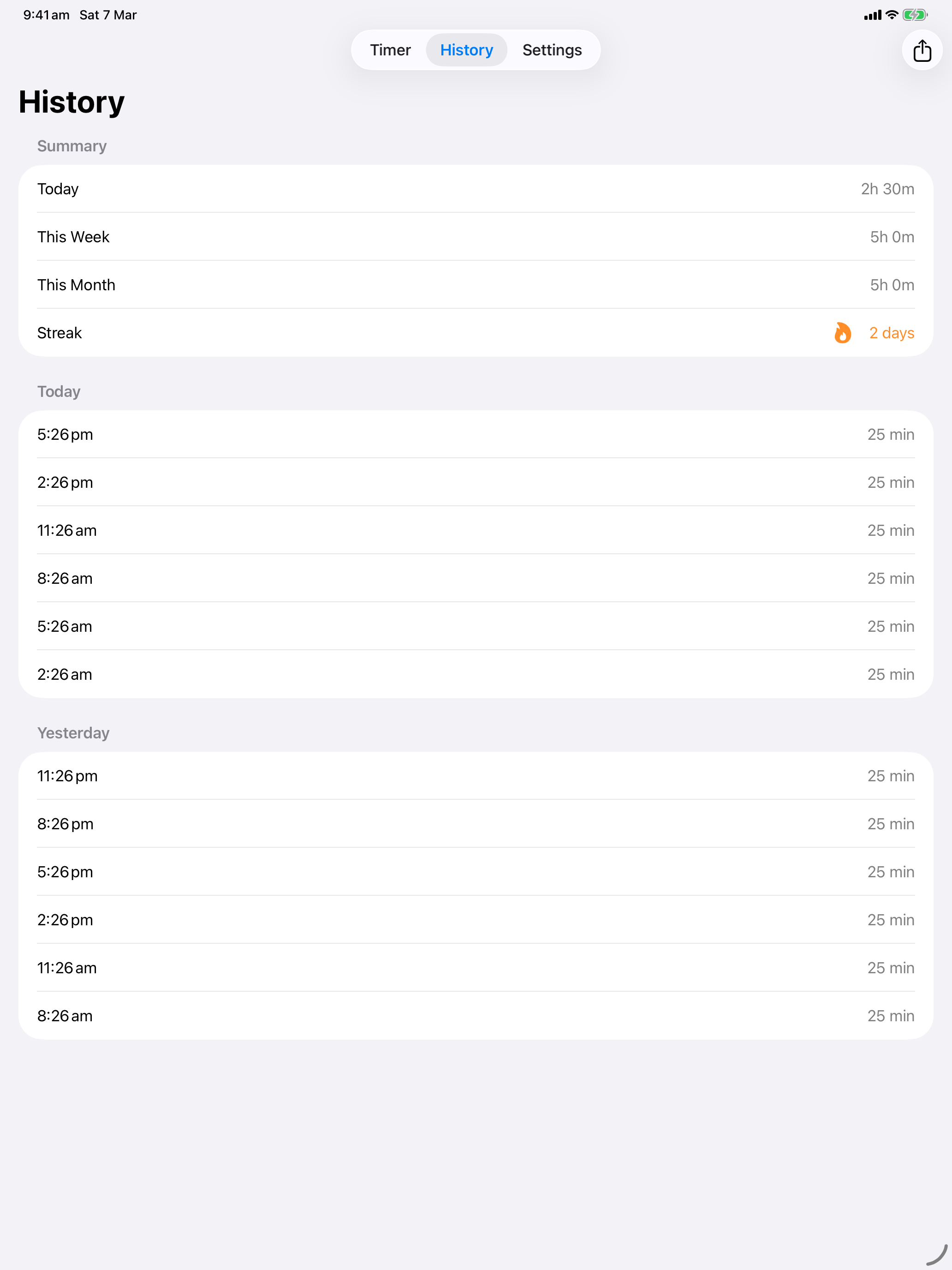 Better Pomodoro screenshot 7