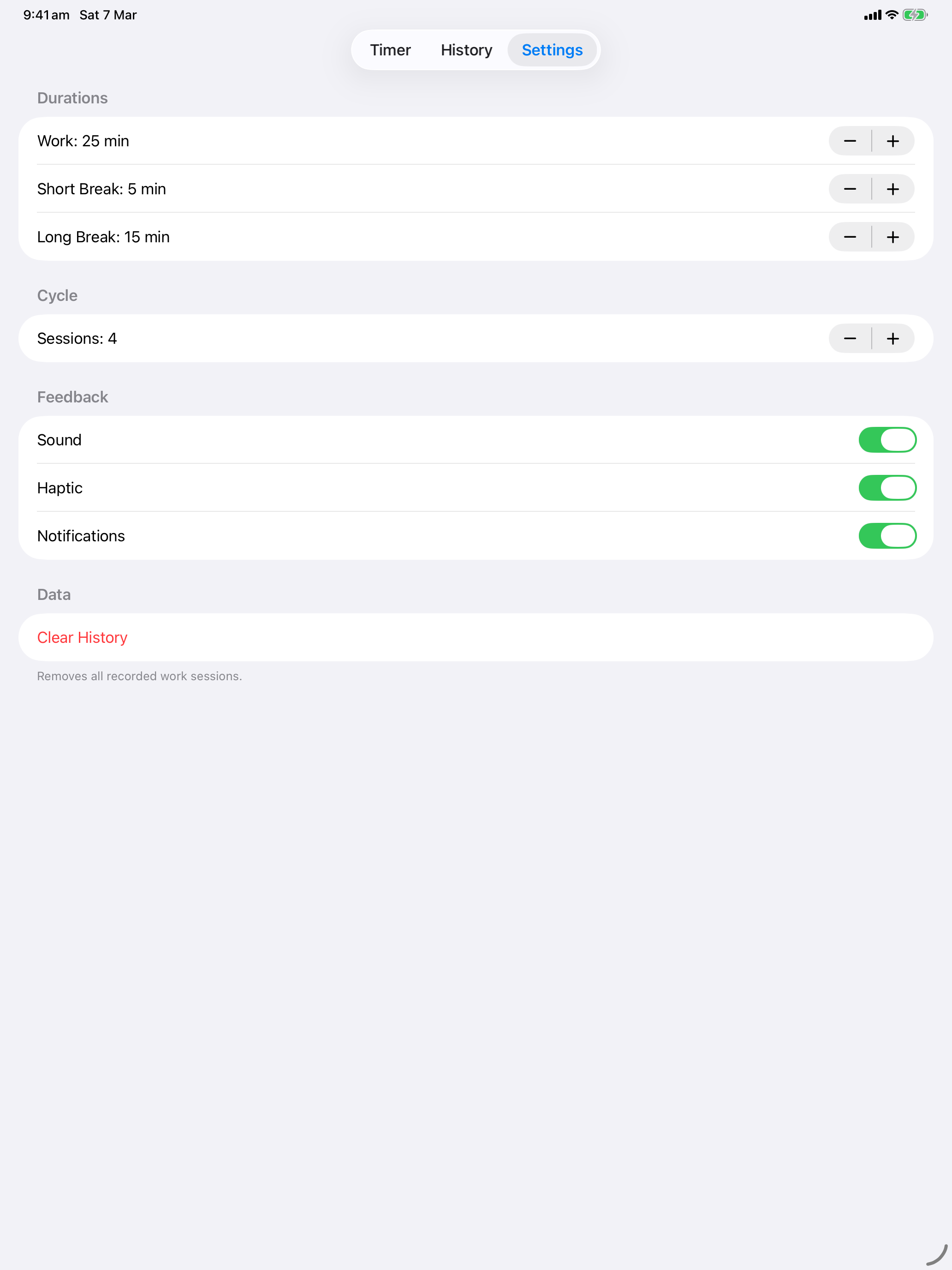 Better Pomodoro screenshot 8